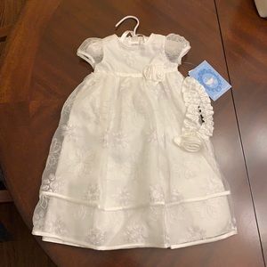 Sweet Heart Rose Picture Perfect baby dress 3/6 months.